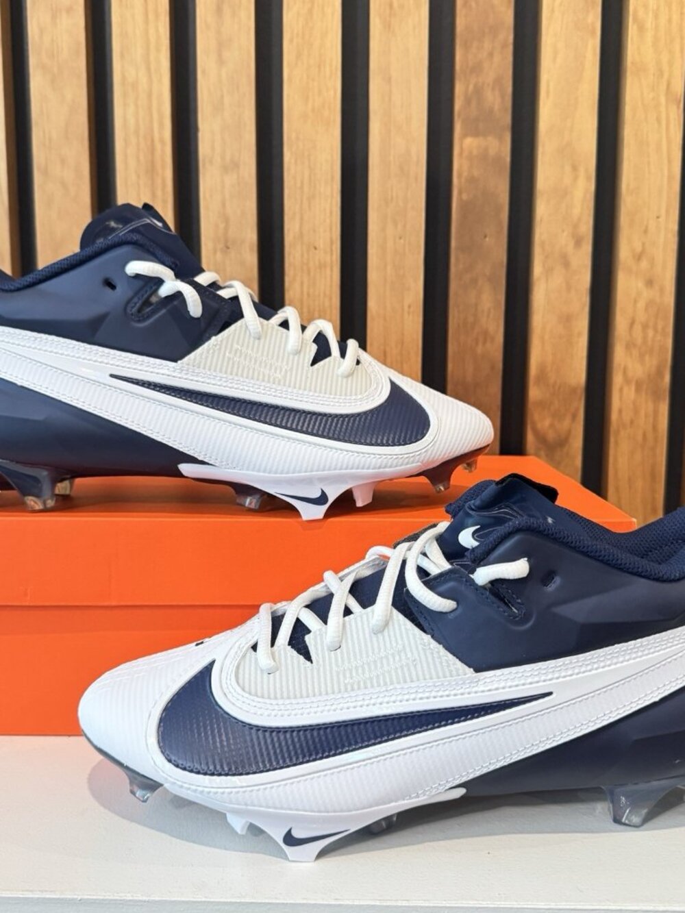 SIZE 10.5 - Nike Vapor Edge Elite 360 2 Football Cleats Navy Blue FD5713-400
